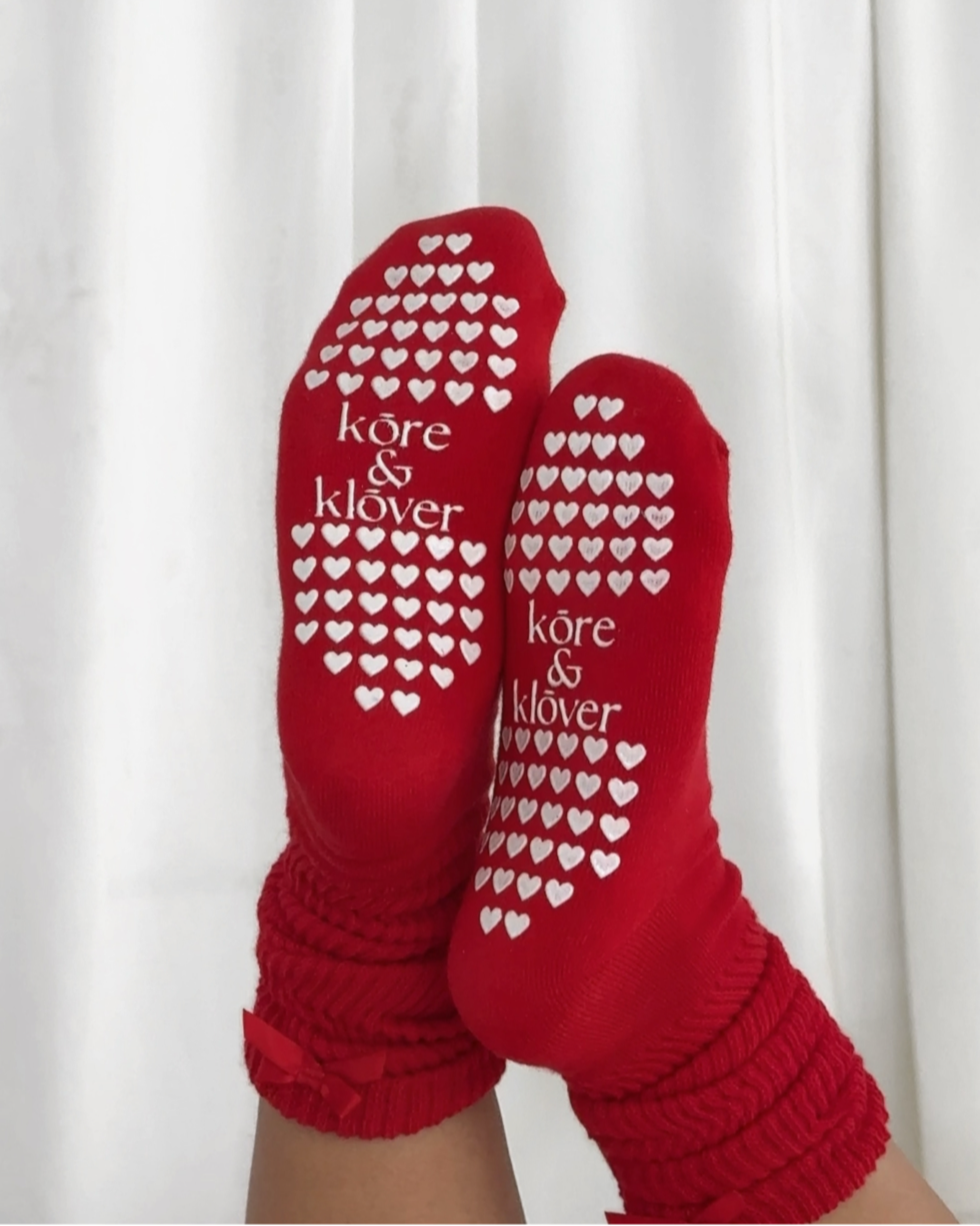 Mi Amor Scrunch Grip Sock