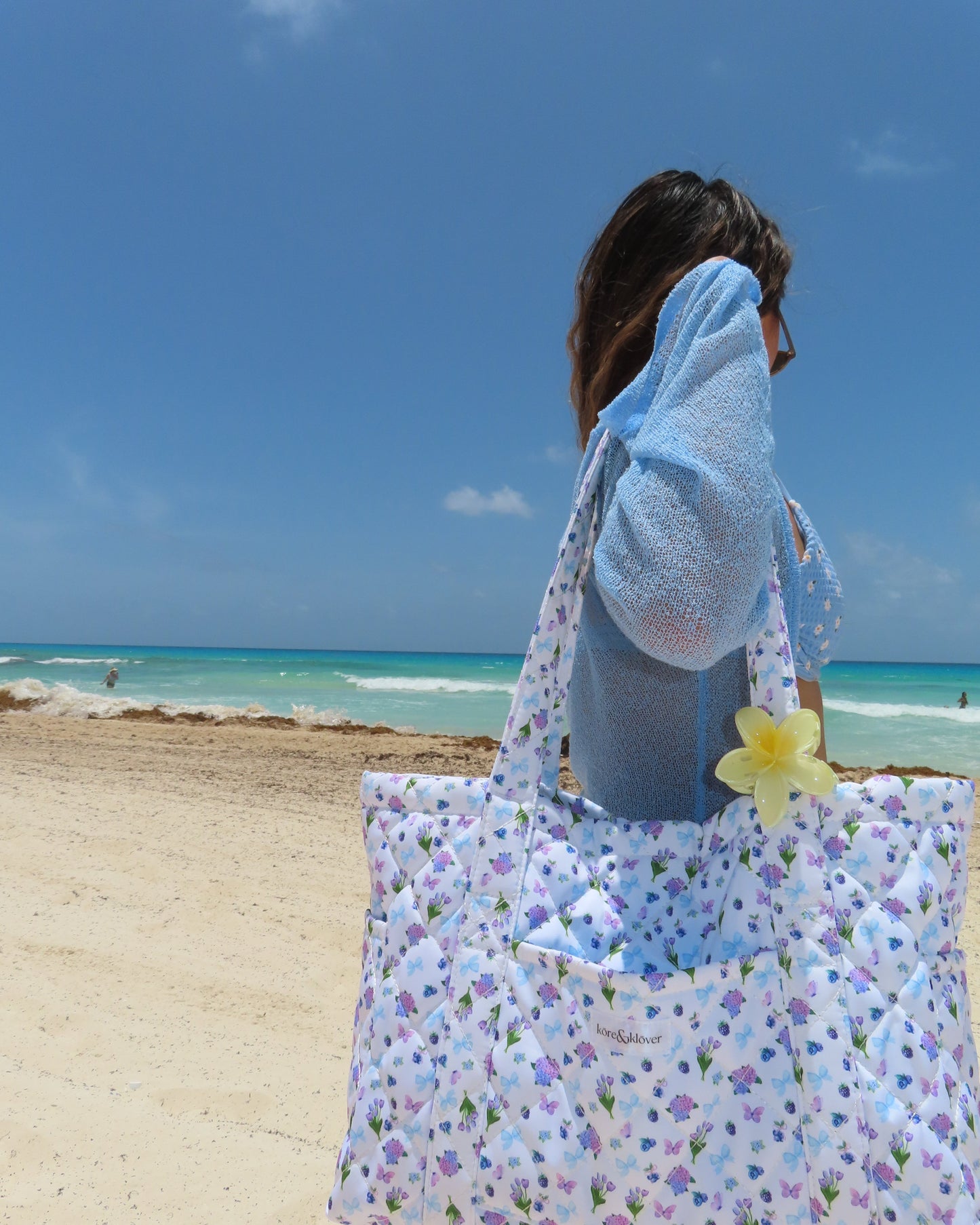 Her Something Blue Tote Bag