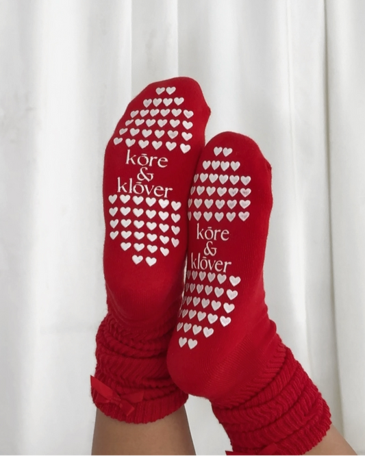 Mi Amor Scrunch Grip Sock