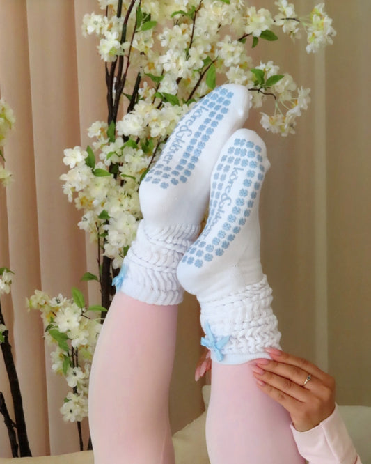 Aquamarine Scrunch Sock