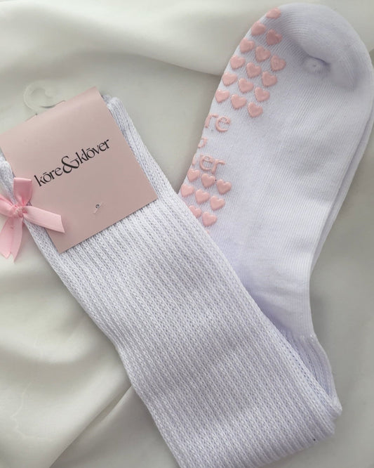 Hugs and Kisses Scrunch Grip Sock